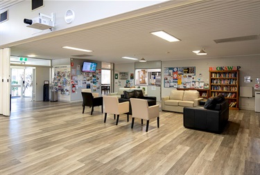 Unley Community Centre entrance foyer to the Main Hall